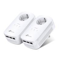 TP-Link TL-PA8030P KIT adaptador de rede PowerLine 1200 Mbit/s Ethernet LAN Branco 2 unidade(s)