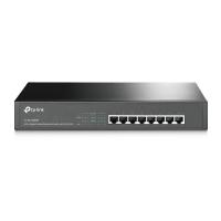 TP-Link TL-SG1008MP Não-gerido Gigabit Ethernet (10/100/1000) Power over Ethernet (PoE) 1U Preto