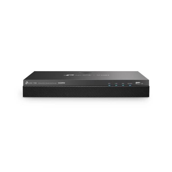 TP-Link VIGI NVR2008H-8MP gravador de vídeo em rede (NVR) Preto — imagem 4 de 6