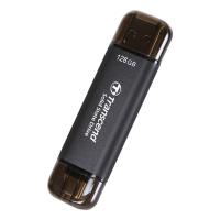 Transcend ESD310C Teconologia Thunderbolt 128 GB USB Type-A / USB Type-C USB 3.2 Gen 2x2 Preto