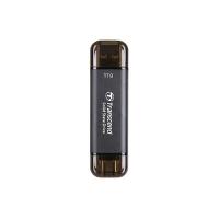 Transcend ESD310C Teconologia Thunderbolt 512 GB USB Type-A para USB Type-C USB 3.2 Gen 2x2 Preto