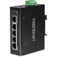 Trendnet TI-E50 switch de rede Não-gerido Fast Ethernet (10/100) Preto