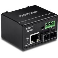 Trendnet TI-F10S30 conversor de rede de média 200 Mbit/s 1310 nm Modo único Preto