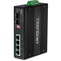 Trendnet TI-PG62B switch de rede Não-gerido L2 Gigabit Ethernet (10/100/1000) Power over Ethernet (PoE) Preto