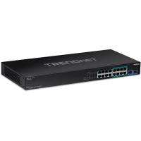 Trendnet TPE-BG182G switch de rede Não-gerido Gigabit Ethernet (10/100/1000) Power over Ethernet (PoE) 1U Preto