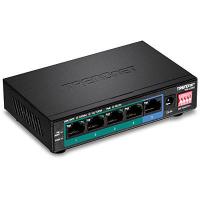 Trendnet TPE-LG50 switch de rede Não-gerido Gigabit Ethernet (10/100/1000) Power over Ethernet (PoE) Preto