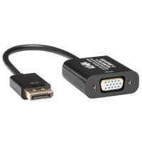 Tripp Lite P134-06N-VGA-V2 adaptador de cabo de vídeo 0,15 m DisplayPort VGA (HD15) Preto