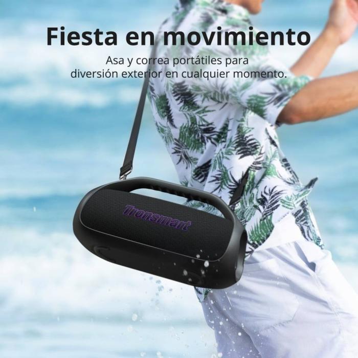 Tronsmart Bang 2 Coluna portátil estéreo Preto 90 W — imagem 21 de 32