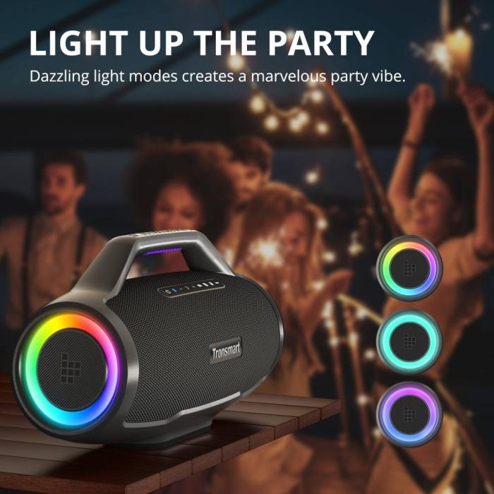 Tronsmart Bang Max Coluna portátil estéreo Preto 130 W — imagem 6 de 22