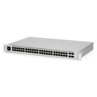 Ubiquiti UniFi USW-48-POE switch de rede Gerido L2 Gigabit Ethernet (10/100/1000) Power over Ethernet (PoE) 1U Aço inoxidável