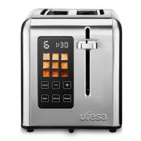 Ufesa 71305557 torradeira 9 2 fatia(s) 950 W Preto, Aço inoxidável