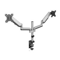 V7 DM1DTA-1E montagem e suporte para monitores 81,3 cm (32'') Secretária Prateado