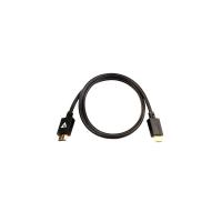 V7 V7HDMIPRO-1M-BLK cabo HDMI HDMI Type A (Standard) 2 x HDMI Type A (Standard) Preto
