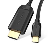 Vention CGUBH adaptador de cabo de vídeo 2 m USB Type-C HDMI Preto