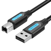 Vention COQBF cabo USB USB 2.0 1 m USB A USB B Preto