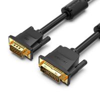 Vention EACBI adaptador de cabo de vídeo 3 m DVI VGA (D-Sub) Preto