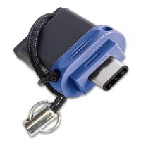 Verbatim 49967 unidade de memória USB 64 GB USB Type-A / USB Type-C 3.2 Gen 1 (3.1 Gen 1) Preto, Azul, Prateado