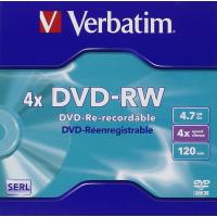 Verbatim DVD-RW Matt Silver 4x 4,7 GB 1 unidade(s)
