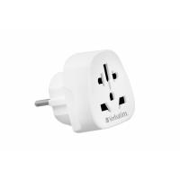 Verbatim WTEU-02 adaptador de energia Tipo F Universal Branco