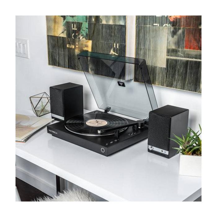 Victrola VPT-800-BLK Gira-discos de tração por correia Preto — imagem 11 de 14