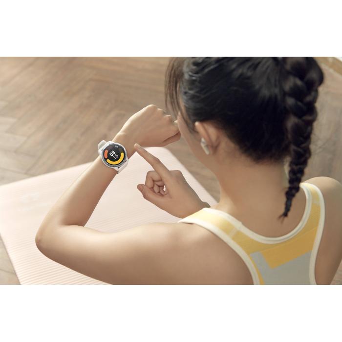 Xiaomi Watch S1 Active 3,63 cm (1.43'') AMOLED 46 mm Digital 466 x 466 pixels Ecrã táctil Prateado Wi-Fi GPS — imagem 7 de 7