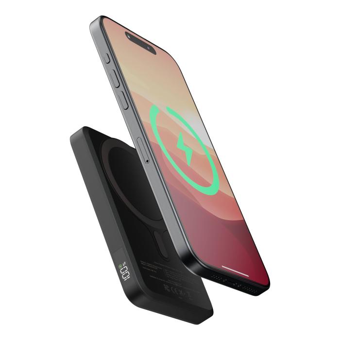 Xtorm FS5W051 power bank Polímero de lítio (LiPo) 5000 mAh Carregamento wireless Preto — imagem 18 de 24