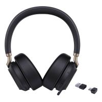 Yealink BH76 Plus Teams USB-C/A Auscultadores Sem fios Fita de cabeça Chamadas/Música USB Type-C / USB Type-A Bluetooth Preto