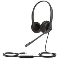 Yealink UH34 Dual Teams Auscultadores Com fios Fita de cabeça Escritório/Call center USB Type-A Preto