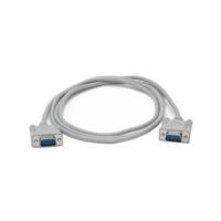 Zebra SERIAL INTERFACE CABLE 6IN (DB-9 TO DB-9) cabo de série Cinzento 1,8 m