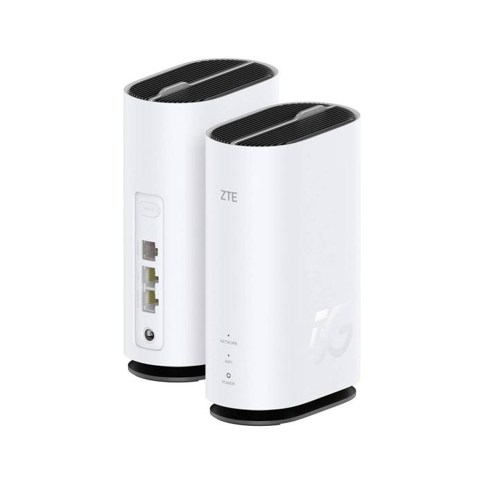 ZTE G5C router sem fios Gigabit Ethernet Dual-band (2,4 GHz / 5 GHz) 5G Branco — imagem 2 de 2